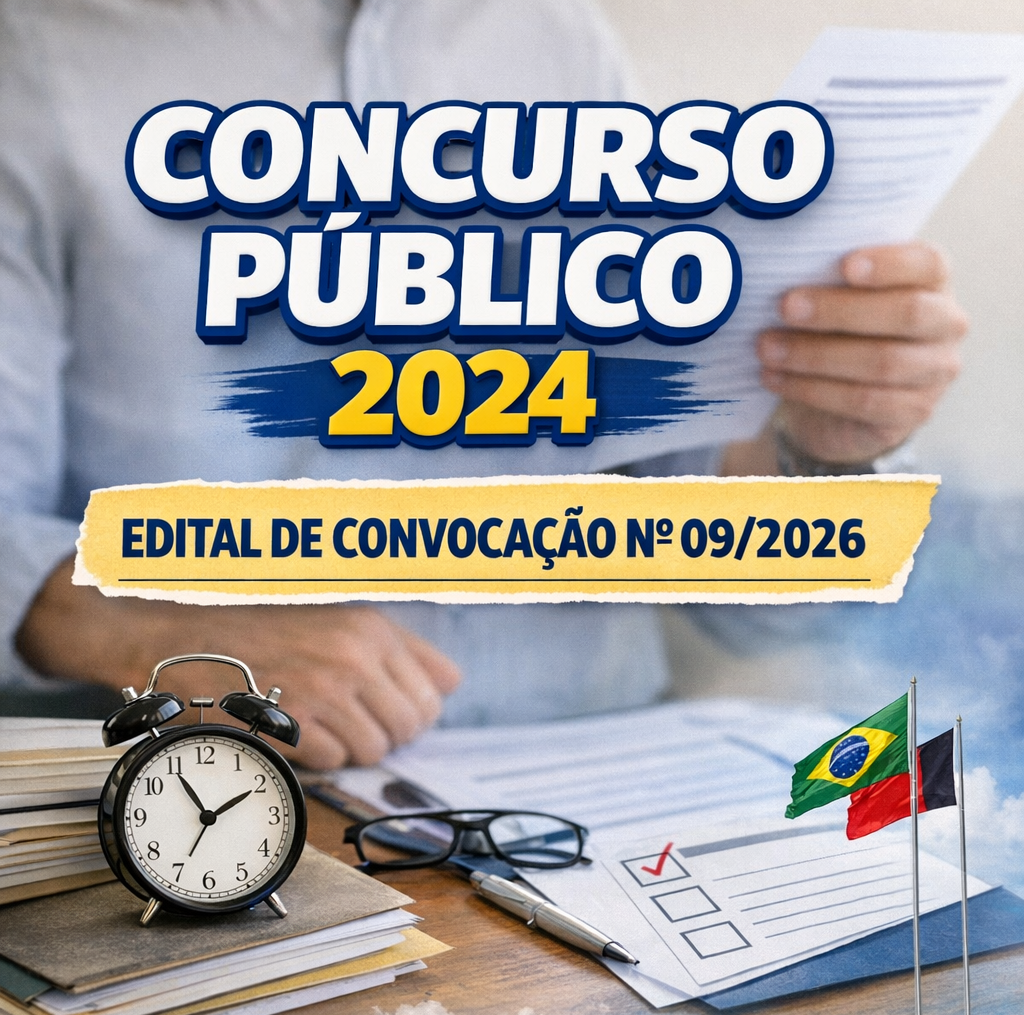 Prefeitura de Caraúbas publica Edital de Convocação nº 09/2026 do Concurso Público 2024